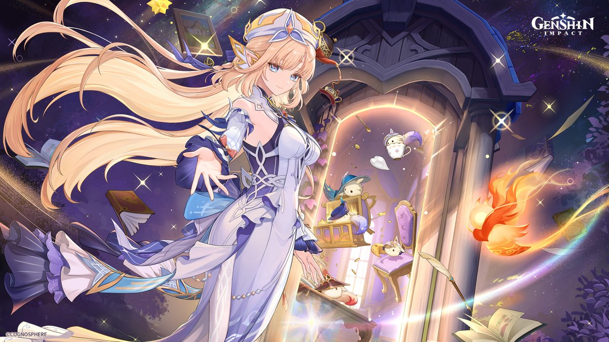 GenshinImpact's tweet photo. Calendar Wallpapers
#GenshinImpactCalendar #GenshinImpact 

Hello, Travelers! Here are the September wallpapers (PC/Mobile/Apple Watch) for you~ Feel free to save and use them as you like~

🎁 Like &amp; share this post for a chance to win Primogems! https://t.co/YNUbSHcIyl