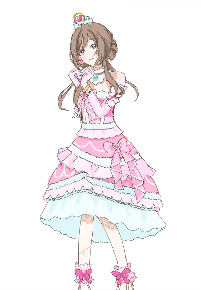 tsukise_bubble's tweet photo. #学マス
学マス×アイカツ！シリーズ
第1弾　莉波×ドリーミングプリンセスコーデ https://t.co/6PfW4cZcEr