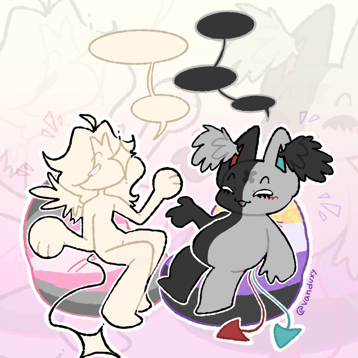 Vanduxy's tweet photo. Sixteenth day of posting my ArtFight Attacks!
This is a persona with my own persona! 

#artfight #artfight2026 #attack #illustration #digitalart https://t.co/0APqMgd9RF