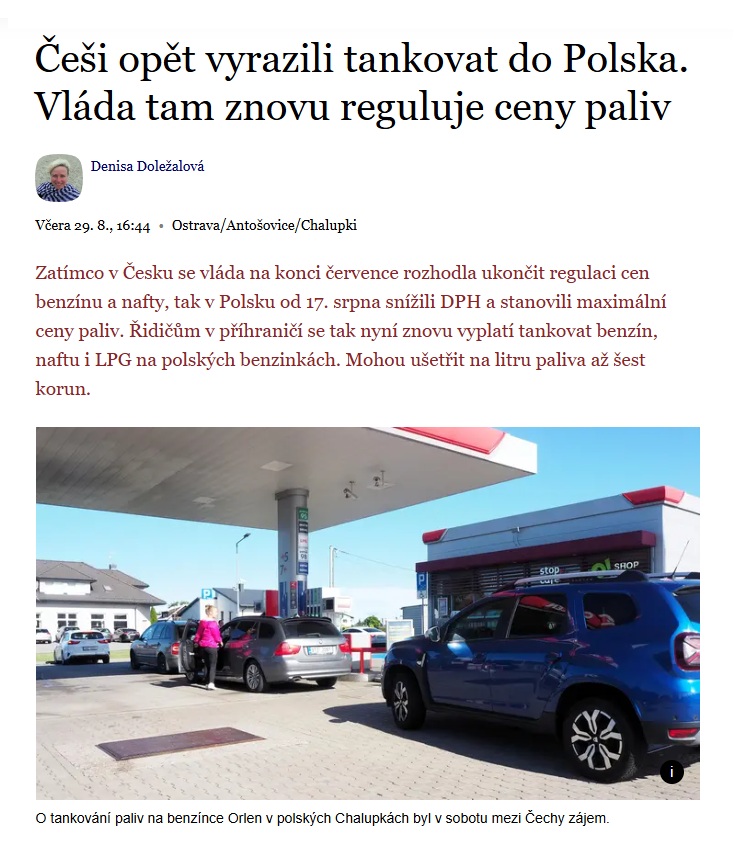 Posledniskaut's tweet photo. Taky se těšíte, až Babiš znovu vyrazí do Polska fotit se u totemů polských benzinek a stěžovat si u toho na neschopnou vládu u nás? https://t.co/RSsIZFNgNg