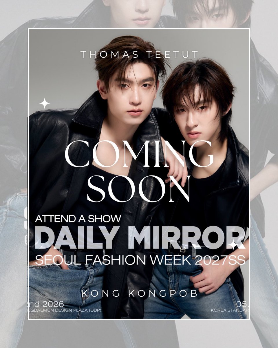 TMK_CP_68's tweet photo. 𝗗𝗮𝗶𝗹𝘆 𝗺𝗶𝗿𝗿𝗼𝗿 𝘄𝗶𝘁𝗵 𝗧𝗵𝗼𝗺𝗮𝘀𝗞𝗼𝗻𝗴
𝘼𝙧𝙩𝙬𝙤𝙧𝙠 : 𝘾𝙤𝙢𝙞𝙣𝙜 𝙎𝙤𝙤𝙣

#artworktmk
#โทมัสก้อง #thomaskong
#seoulfashionweek https://t.co/4mhhp8OTvN