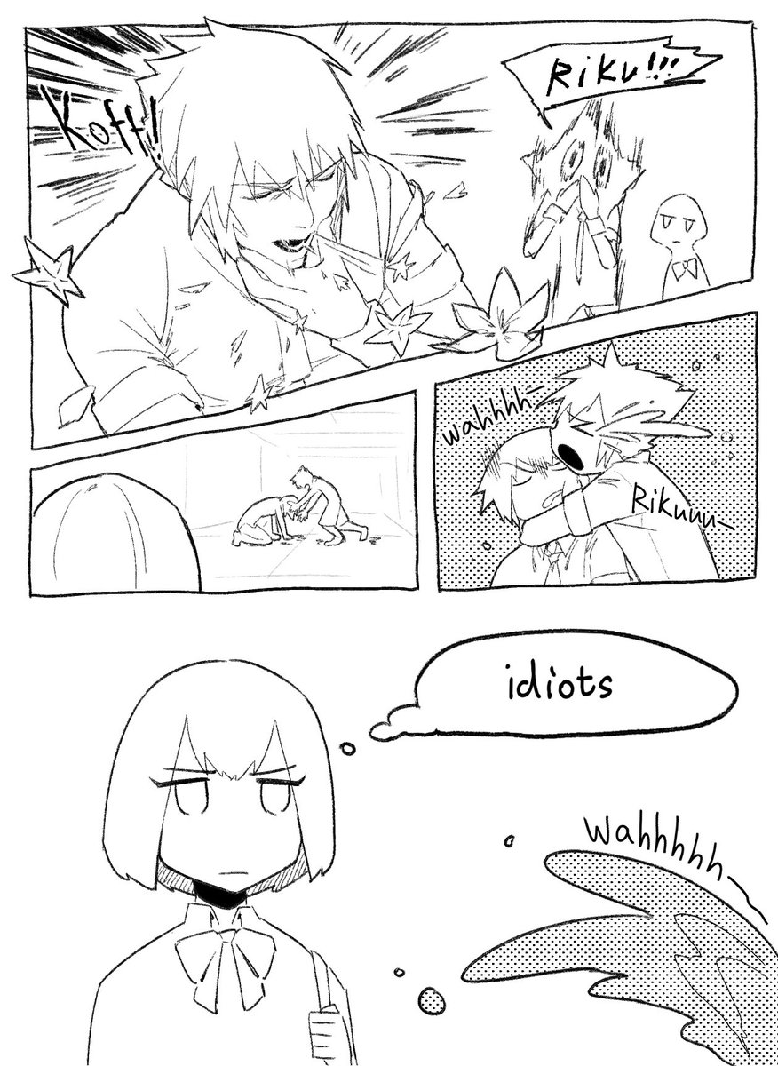 pelokiop's tweet photo. If Riku ALSO has Hanahaku
Is this what people call gay disaster? 
#soriku https://t.co/4cY2oD9yBF