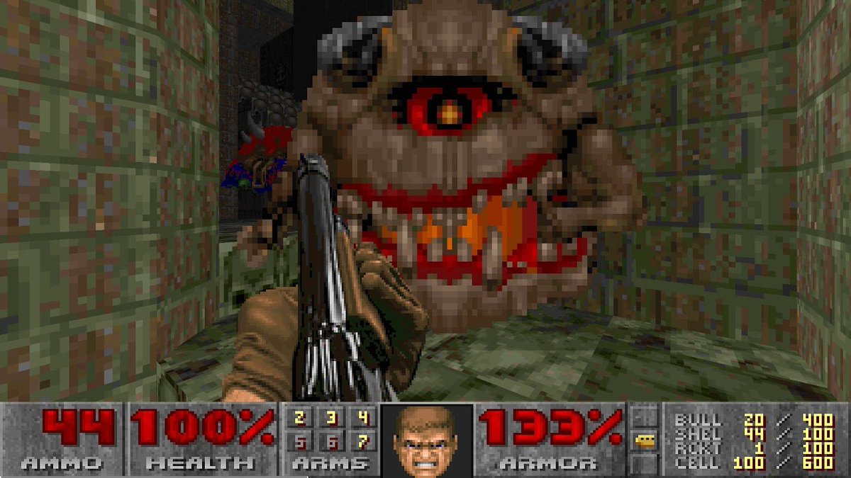 IMX_doomer's tweet photo. ALSO, ON THIS DAY (August 30th, 2018), known #DOOM speedrunner Zero Master publishes a demo in Doomworld where, with a little help of a Pain Elemental, he's able to reach a secret area in Doom 2's MAP15 that was deemed unreachable since the game got released! https://t.co/bVzZKdPRcT