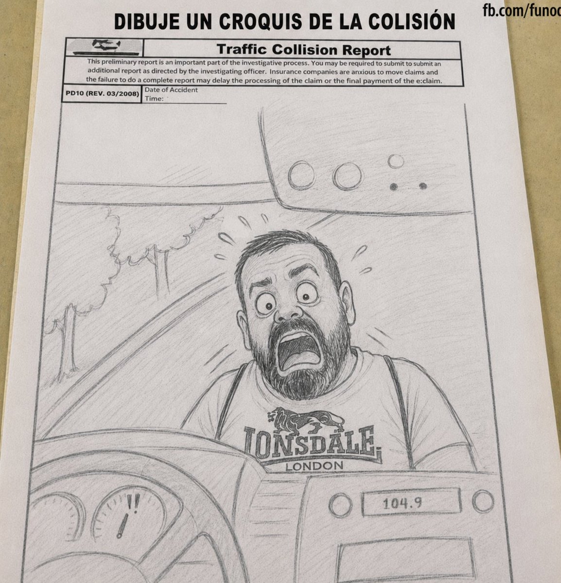 Nonainoss's tweet photo. Cuando el del seguro me pidió el croquis de mi atropello https://t.co/iW0nqQDUrE