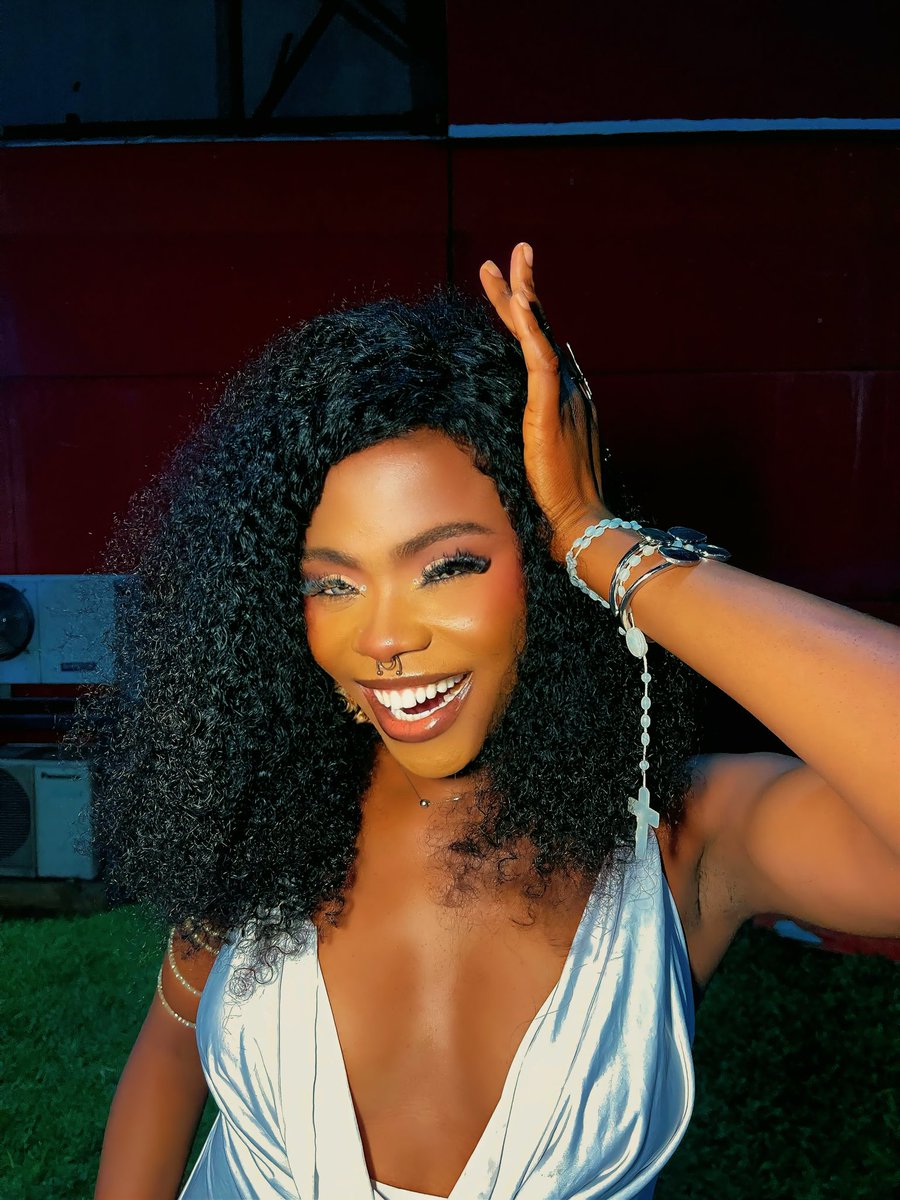 MercedesBbn's tweet photo. Queen of heels. 👠 Queen of seduction. 🖤 And last night, I stepped out for @cassinwosu’s Meet &amp; Greet. ✨
Congratulations on your Mercedes, luv! 🥂🚘 Your fans really understood the assignment. 😂❤️ Mercedes is proud of you. 🤏🏽
#Mercedesbbn #TikTok #BBNaija https://t.co/Lke9rQFHCw