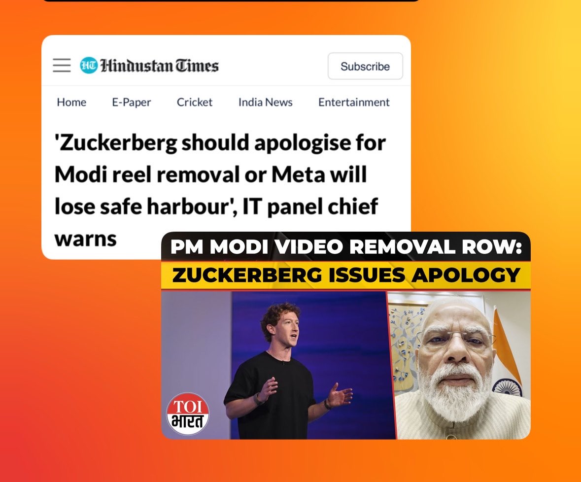 YesWeExistIndia's tweet photo. Meanwhile, when it comes to tech policy, Modi government’s focus is on massaging his ego and curbing any and all forms of dissent. https://t.co/qZTHHu3jsI