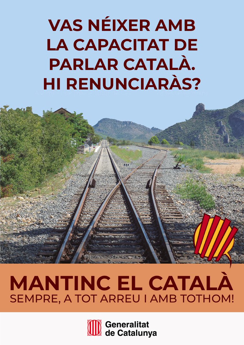 mantincelcatala's tweet photo. Fem via amb el català. https://t.co/FC7SF0GyTm