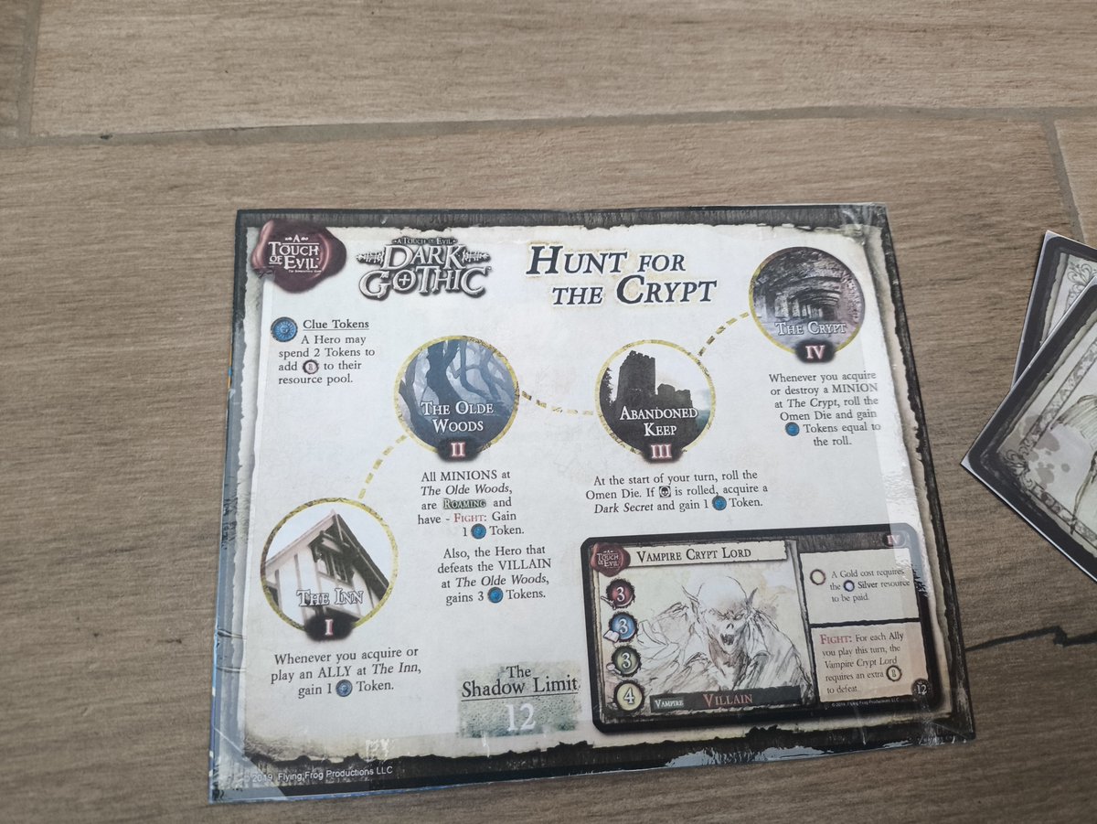 GambitoBSK's tweet photo. A touch of evil dark gothic

Otro juego de flying frog, basad en a touch of evil pero con mecánica deckbuilding https://t.co/0lrkL407f6