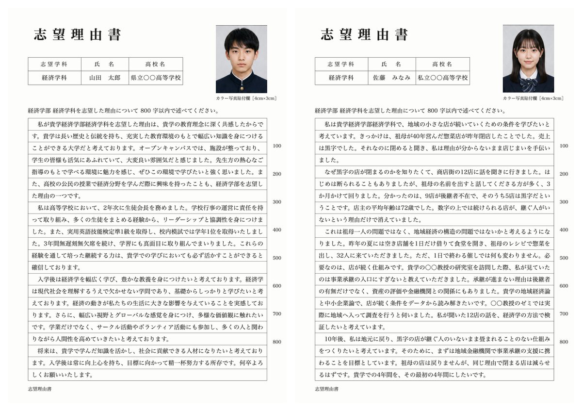 nokkun_teacher's tweet photo. 評定4.8なのに落ちる受験生

←不合格　　　　評定3.2なのに合格→ https://t.co/3EddnplYl5