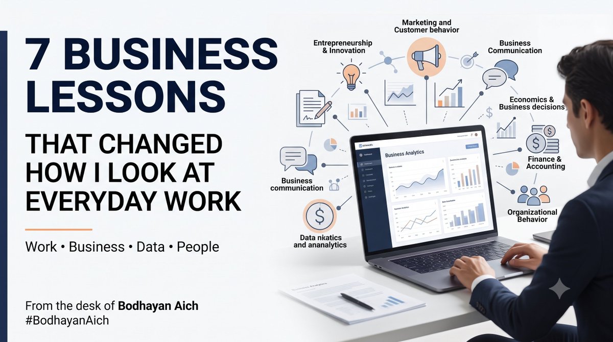 bodhayan_aich's tweet photo. Check out the latest article in my newsletter: 7 Business Lessons That Changed the Way I Look at Everyday Work https://t.co/Hpg9HY3Yof via @LinkedIn https://t.co/HTgfIkd1EV