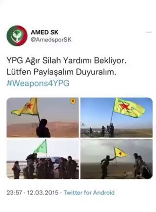 AlparslanKW_'s tweet photo. Amed ismi nereden geliyor? Kürdistan hayalindeki Diyarbakır'a koyulan isim mi? Şimdi diyorsun ki "Amed forması giydi diye neden terörist olsun?". Kardeşim, Cizre'de askerlerle çatışanlara tweet atıp "Galibiyet direnen gerillaya armağan olsun." deyince ne oluyor peki?Nevruz kutlaması yapılıyor; yer İstanbul. TUSAŞ saldırısında 5 şehit, 22 yaralı var; saldırıyı yapanların resmi açılıyor. Yüzlerce Amed bayraklı ve formalı insan Kürtçe "Apoyu özledik" diye slogan atıyor, bu ne oluyor? Şehit veriyoruz, bizimkilerin keyfi yerinde; bu ne oluyor peki? YPG para kampanyasına destek yapıyorlar, bu ne oluyor peki? PKK elebaşı Murat Karayılan "Amed'e para desteği, yardımı yapın." diyor; bu ne oluyor peki? Amed Süper Lig'e çıkıyor, Diyarbakır kutlamasında PKK gerilla şarkıları okunuyor, devlete karşı slogan atılıyor; bu ne oluyor peki? Stadyumda Kürdistan bayrağı açılıp İstiklal Marşı ıslıklanıyor, bu ne oluyor peki?Çıkmışsın vicdandan bahsediyorsun; sen gözlerinin önündekini zihnine doğru ve yanlış diye gösteremezken başkalarında vicdan aratman, işte bu komik olmuş. Trabzon'da sadece Amed mi tepki alır? Formaya da hayır! Zeytin ağaçları içinde video çekip sen halkı dürteceksin, sonra yarın şehre geleceksin forma ile... Hepsi peş peşe, hepsi planlı; amaç o algıyı oluşturmak. Helal olsun kadınımıza; "Senin şehit ettiğin polisi mi çağıralım?" dedi. Helal olsun onun dik duruşuna. Biz, PKK'yı destekleyen terör sevicileri ile yan yana olmayacağız.