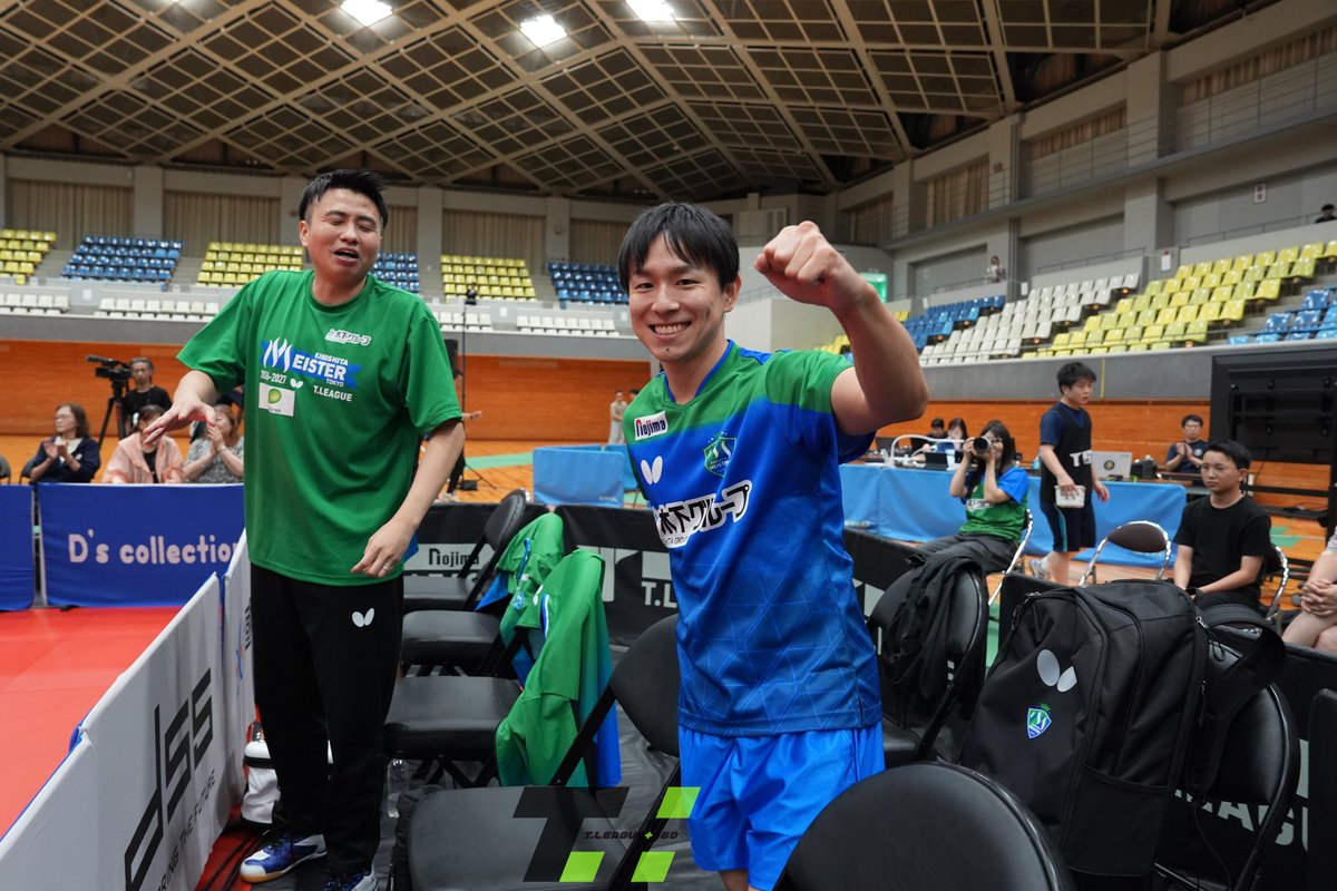 TPlus_SBD's tweet photo. フォトギャラリー📸
勝利した ＃木下マイスター東京
@Meister_Tokyo
@TLEAGUE_PR

#卓球 #Tリーグ #繋がろう卓球人 #広げよう卓球人の輪  #TPlus https://t.co/xhHEjQ2t8z