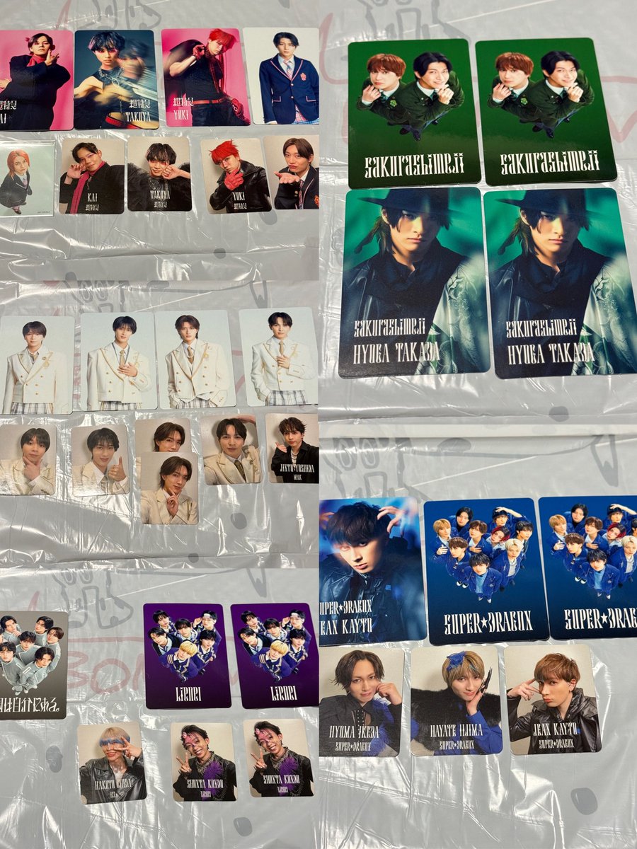 nizis2to's tweet photo. EBiDAN Yes!東京 CD トレカ ステッカー 店舗別 特典 楽天 HMV タワレコ 交換 

【譲】 スパドラ ジャン海渡 飯島颯 池田彪馬 原因は自分にある げんじぶ ICEx 千田波空斗 Lienel 芳賀柊斗 近藤駿太

【求】2枚目 塩﨑太智 💗以外または100円〜

8/31EBiDAN museum大阪にて手渡し���能な人優先 https://t.co/kq0lsb9qn4