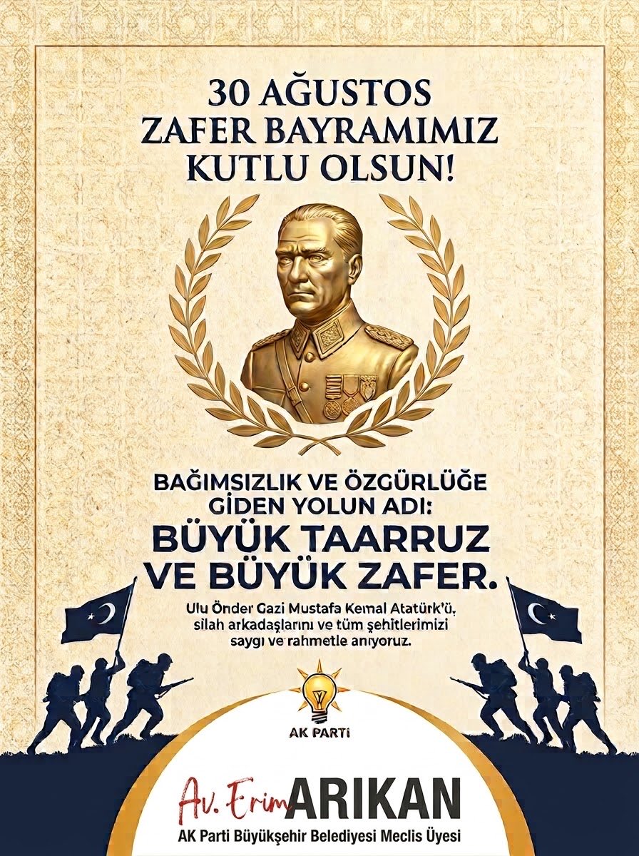 erimarikann's tweet photo. Milletimizin bağımsızlık meşalesini sonsuza dek yaktığı 30 Ağustos Zafer Bayramımız kutlu olsun! 🇹🇷

Başta Gazi Mustafa Kemal Atatürk ve silah arkadaşları olmak üzere, aziz şehitlerimizi saygı ve rahmetle anıyoruz.🙏 https://t.co/FGVzIHmNhb