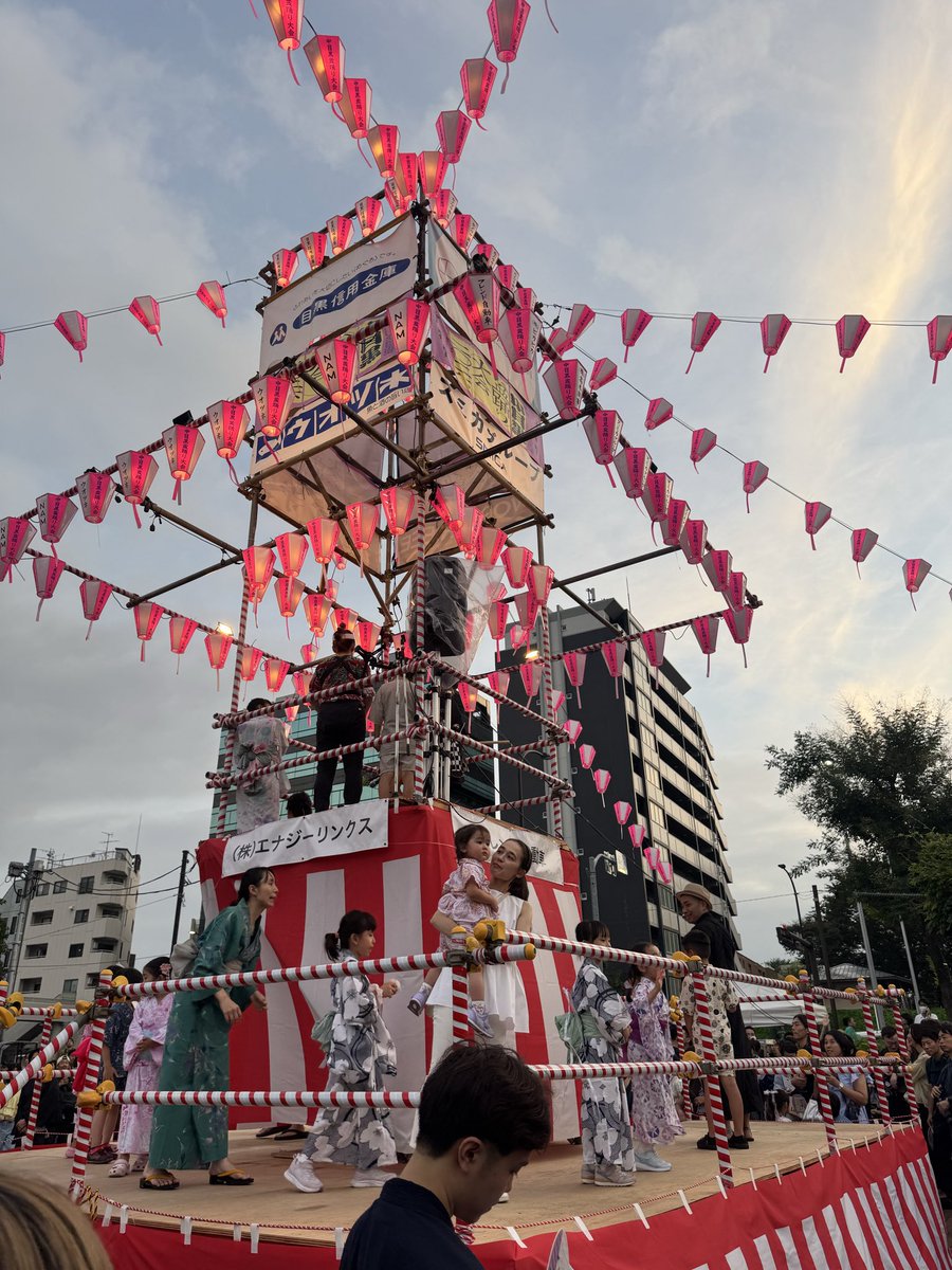 mkawa_a's tweet photo. 本日の現場(盆踊り) https://t.co/RM4IQYdCV3