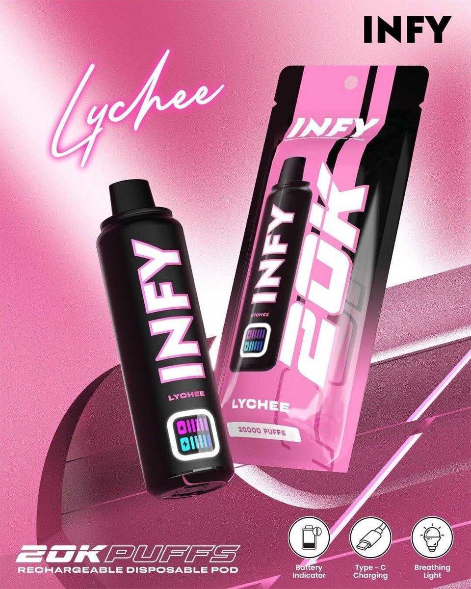 diana20aj6's tweet photo. INFY 20000 Puffs 💨เปิดตัว 4 กลิ่นใหม่ หอมละมุนทุกตัว! 🍑🍇🍏
✔ Peach – หวานนุ่ม ฟิลลูกพีชฉ่ำๆ
✔ Grape Lychee – หอมผลไม้แบบลงตัว
✔ Grape Aloe – สดชื่น ละมุนลึก
สั่งชื้อ https://t.co/CWYG6Zth18
#INFY20000Puffs #พอตINFY #พอต20000คำ #พอตไฟฟ้าINFY #INFYกลิ่นใหม่ #PodImportTH https://t.co/AcilCchBX0