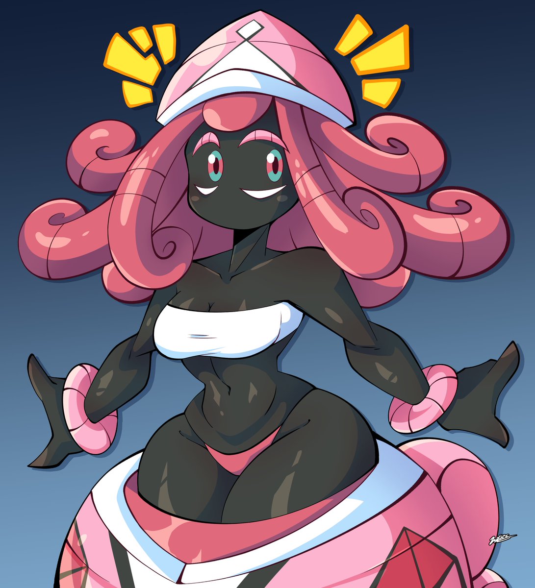 MattoonVArtist's tweet photo. I am a very weak man, but I'm one of Tapu Lele's strongest soldiers-

Tapu Lele has taken over my twitter feed, I just had to draw a Pokégal version of her xD Funny enough I've had Sun and Moon on the brain so talk about cosmic coincidences-

Enjoy! https://t.co/KDH1zNmkxt