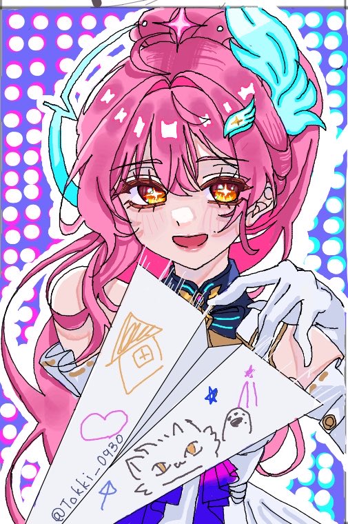 Tokki_0930's tweet photo. 絵チャ🎤
#wutheringwaves #エイメス　#鳴潮 https://t.co/wM3NlZAaz4
