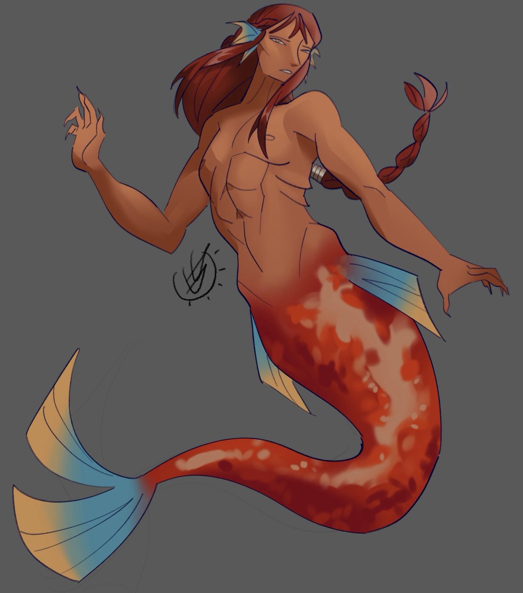 saigenosyuri's tweet photo. #botw turned him into siren https://t.co/noCG3Sn4E2