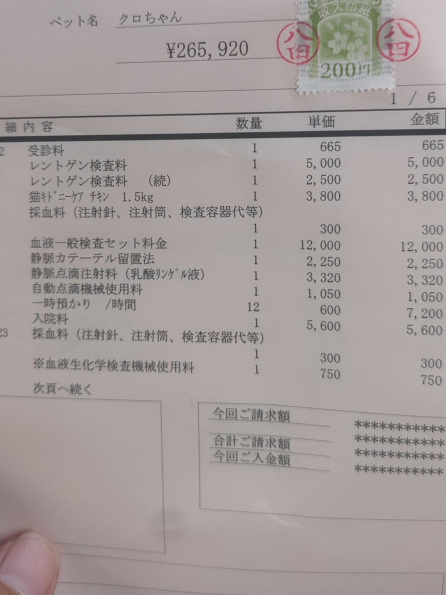 Rikiya337's tweet photo. 猫様の手術、入院費用は命には代えられないので惜しむつもりは無いのだけど、安くはない

普段、貯金してるJRAさんからお金おろしてきたやで
窮した時ほど当たるのは結構あると思うんよ https://t.co/wzw25FVUTr