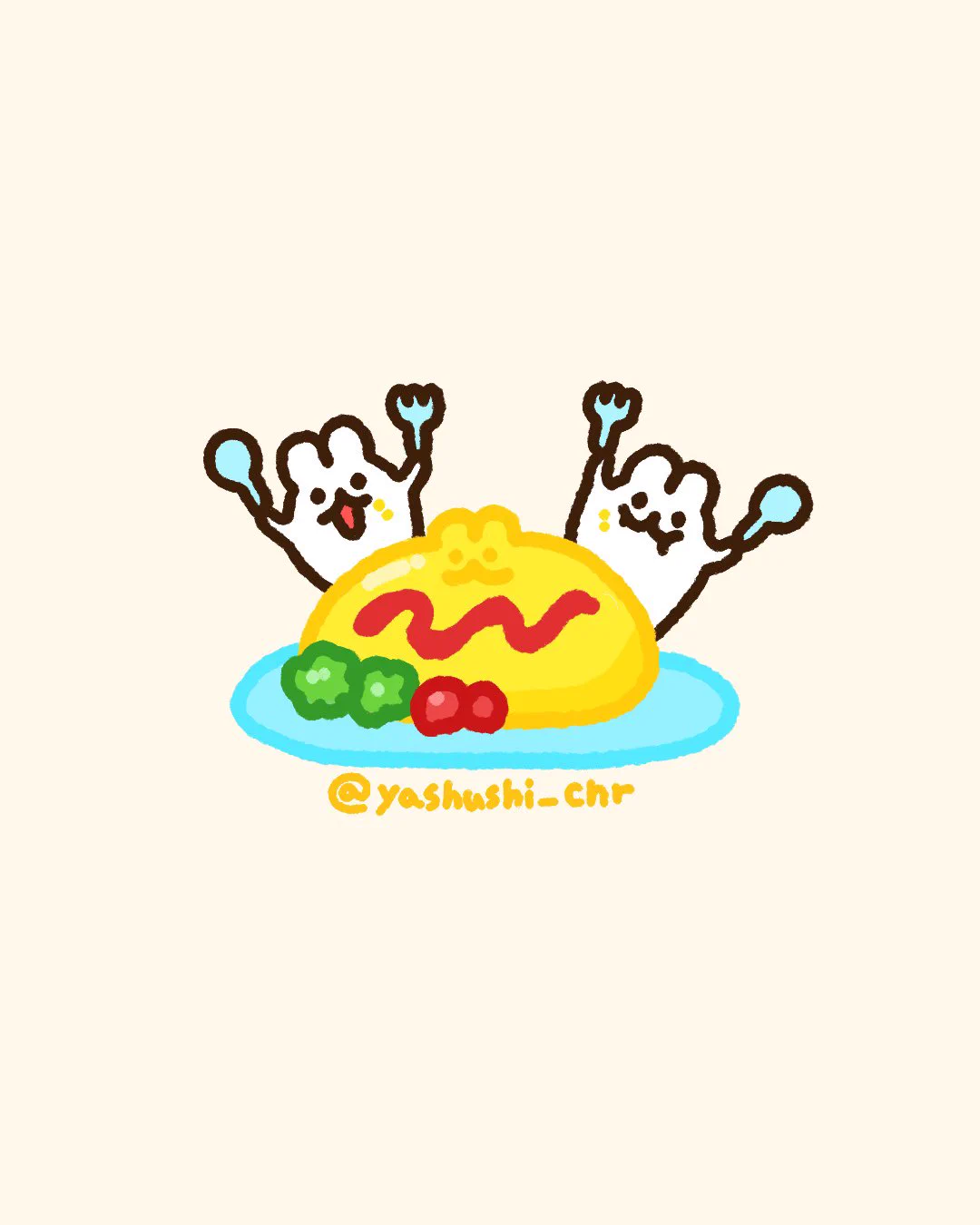 やしゅし🐰 в X: „もぐもぐ🐰🥣“ / X