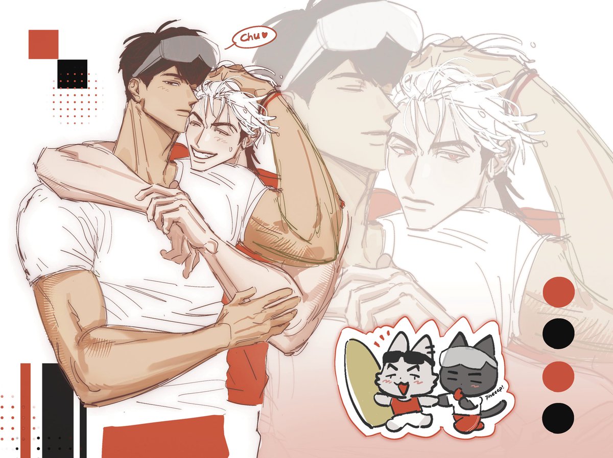 yuan_is_saru's tweet photo. ❤️🖤🟥⬛️🔴⚫️ https://t.co/aYw7x0xb0T
