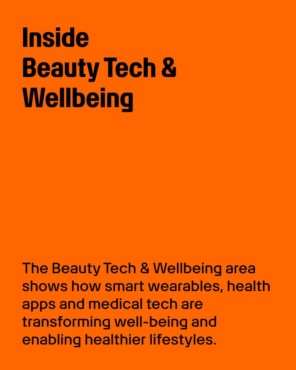 IFA_Berlin's tweet photo. Where wellbeing meets technology.
Smart wearables, health apps, and medical tech – plus the all-new IFA Beauty Hub in Hall 13, now 3x bigger.
Discover all exhibitors: https://t.co/zB1Xbrttwn
#IFA2026 #IFABerlin https://t.co/Bj74M5raBO