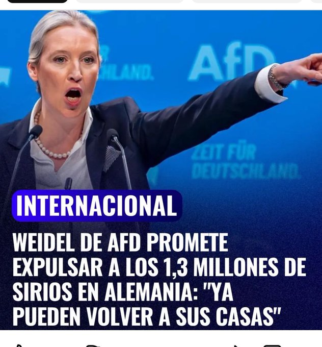 ot47525's tweet photo. Los españoles no somos racistas
Somos patriotas!!!!
Alemania y Europa despiertan!!!
Hablo 13 idiomas:

Ausländer raus!!!
Mauren und Schwarze raus aus Europa...
Europa den Europäern

eine Patriotin spanisch
Anna Menna
Gefäßchirurgin https://t.co/lLjsppypL5