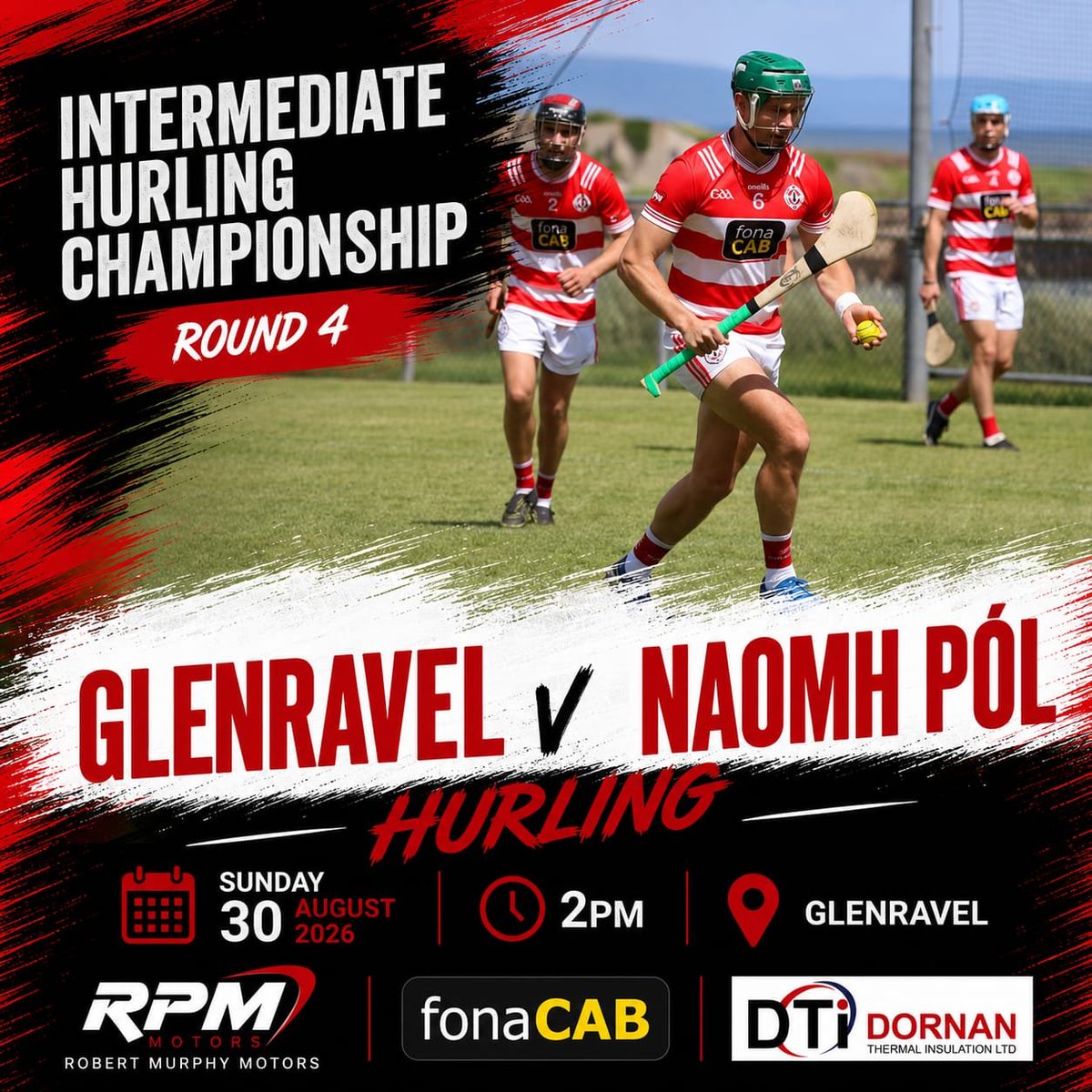 StPaulsGAC's tweet photo. Intermediate Hurling Championship – Group 2️⃣ | Round 4

🏑 Glenravel 🆚️ Naomh Pól
📍 Glenravel
🕢 Throw-in: 2pm

Best of luck to our players and management as they play their fourth group game of the IHC - a must win game. 

#NPA 🔴⚪️ https://t.co/8t2B3mtQCs