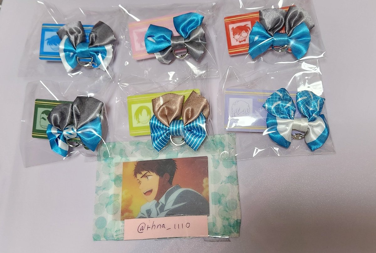 rhna_1110's tweet photo. 【交換】名探偵コナン　ハイウェイの堕天使 チャーム付きネームバッジコレクショ

譲) 萩原研二 横溝重悟  江戸川コナン　灰原哀 毛利蘭　工藤新一

求)同種 松田

郵送交換📮
検索よりお気軽にお声掛け下さい https://t.co/kVogyplnKJ