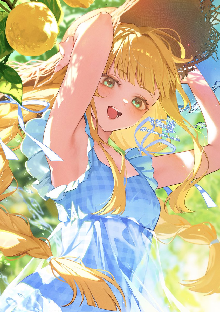 mora__ga__neee's tweet photo. #OC 
𝕊𝕦𝕞𝕞𝕖𝕣 🍋🩵 https://t.co/Pv5IJvSJOy