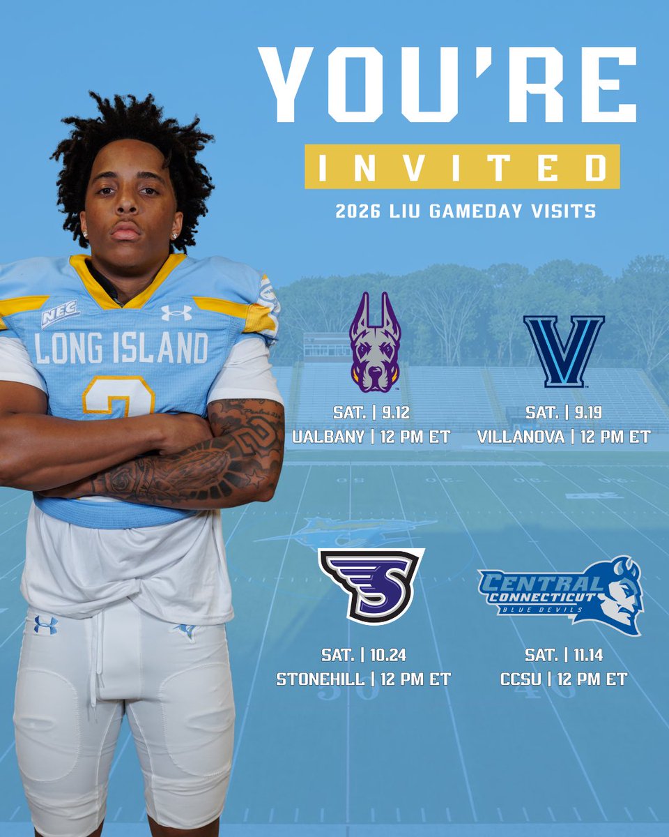 TayTayk38's tweet photo. Beyond blessed to receive an invitation from @LIUSharksFB to attend their home games this season! 🦈

Coming from Overseas and chasing this dream has been a journey I’ll never take for granted. I’m incredibly grateful for the opportunity to continue building with the LIU Football family.

The next chapter is getting closer. 🦈🌊

FINS UP!

#FinsUp #Sharks #D1Football #CollegeFootball #Sharknation