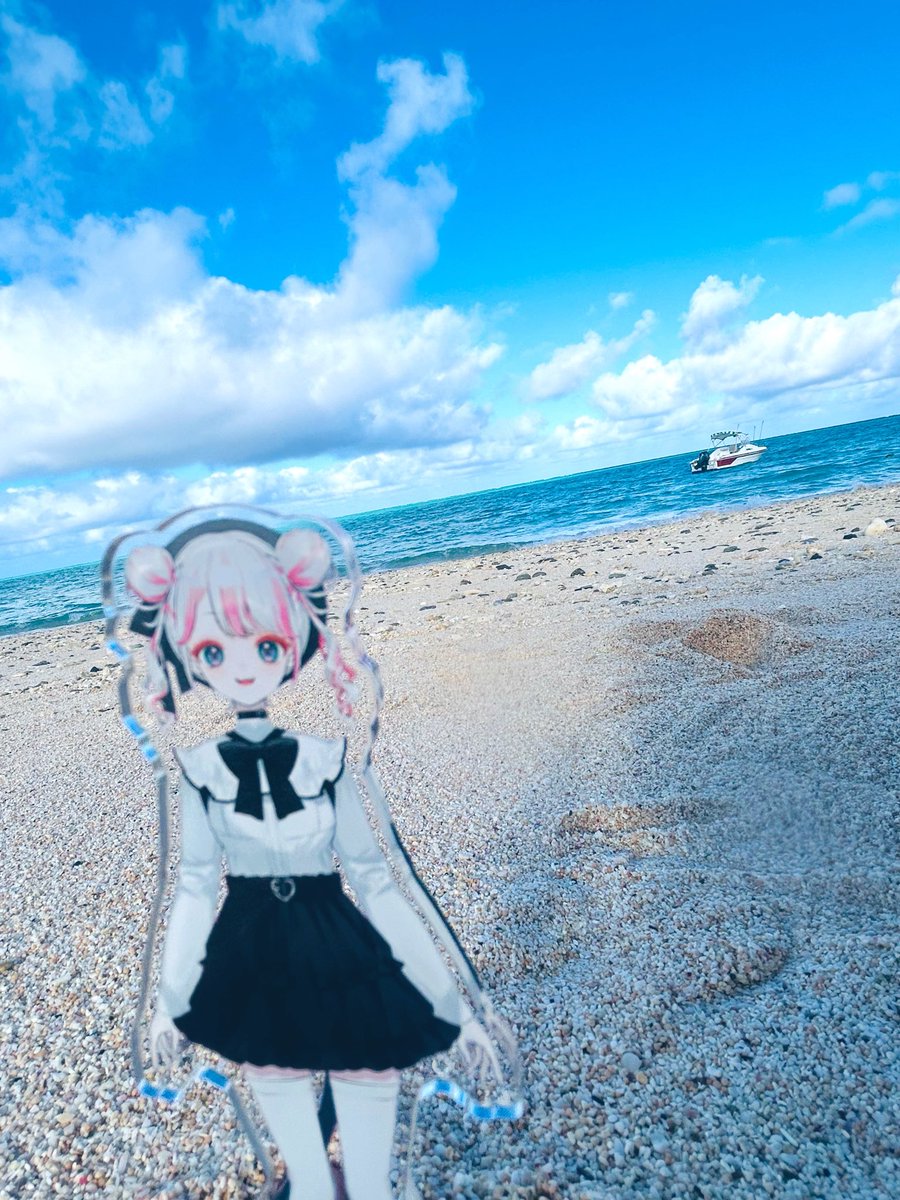 onii_2429's tweet photo. にゃむちゃん、百合ヶ浜だよ🌊🫧☀️🐚🪸
 #猫乃飴にゃむ
 #にゃむちゃん見てよ
 #Avvy https://t.co/nl9ArrAQcZ