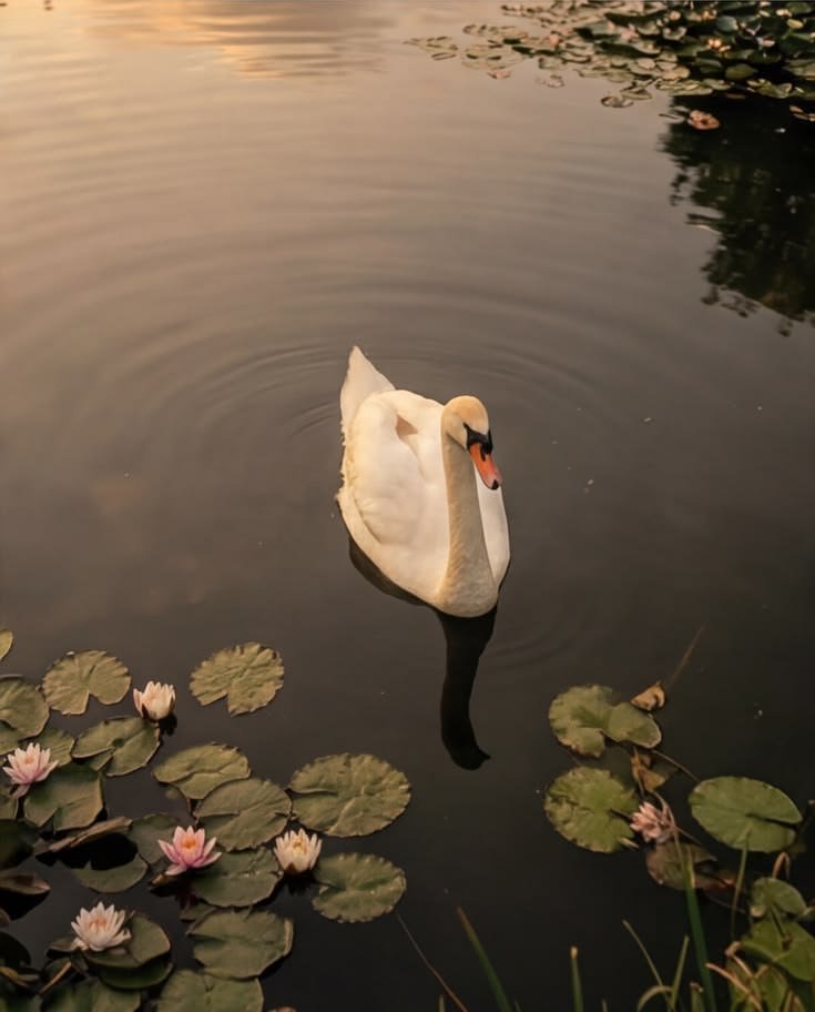 naturaholic's tweet photo. swan lake https://t.co/mJa1o1Istw