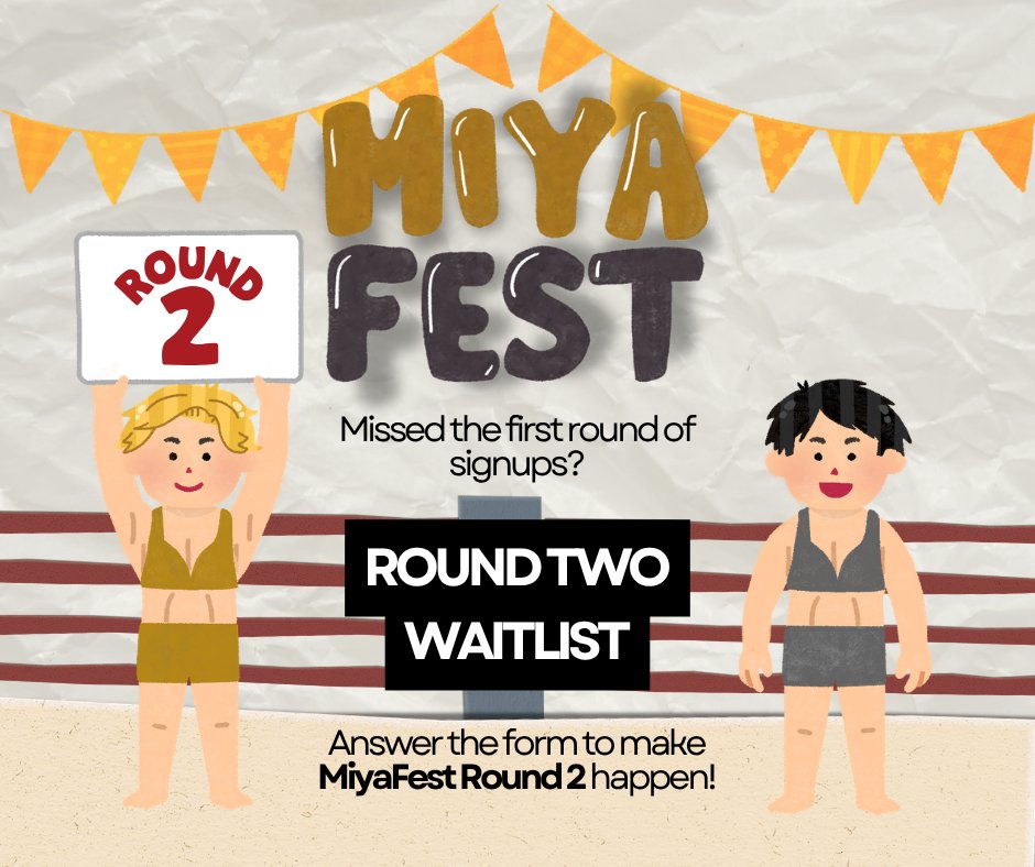 inarizakicse's tweet photo. Missed the first round of signups? 🥺 You don't have to keep crying in our DMs anymore! 

If you're interested in making #MiyaFest Round Two happen, join our waitlist and share it with your friends! We really hope to see you soon! 🩶

🔗 https://t.co/9xAoYBooh5

#MiyaTwinsCSE https://t.co/irjEtWo17N