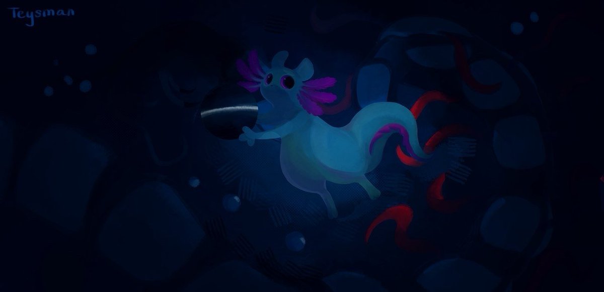 InkSimfa16521's tweet photo. #Rainworld 
#rainworldrivulet
Rivulet, get out of there —she’ll kill you!! https://t.co/JIxbbCyE2P