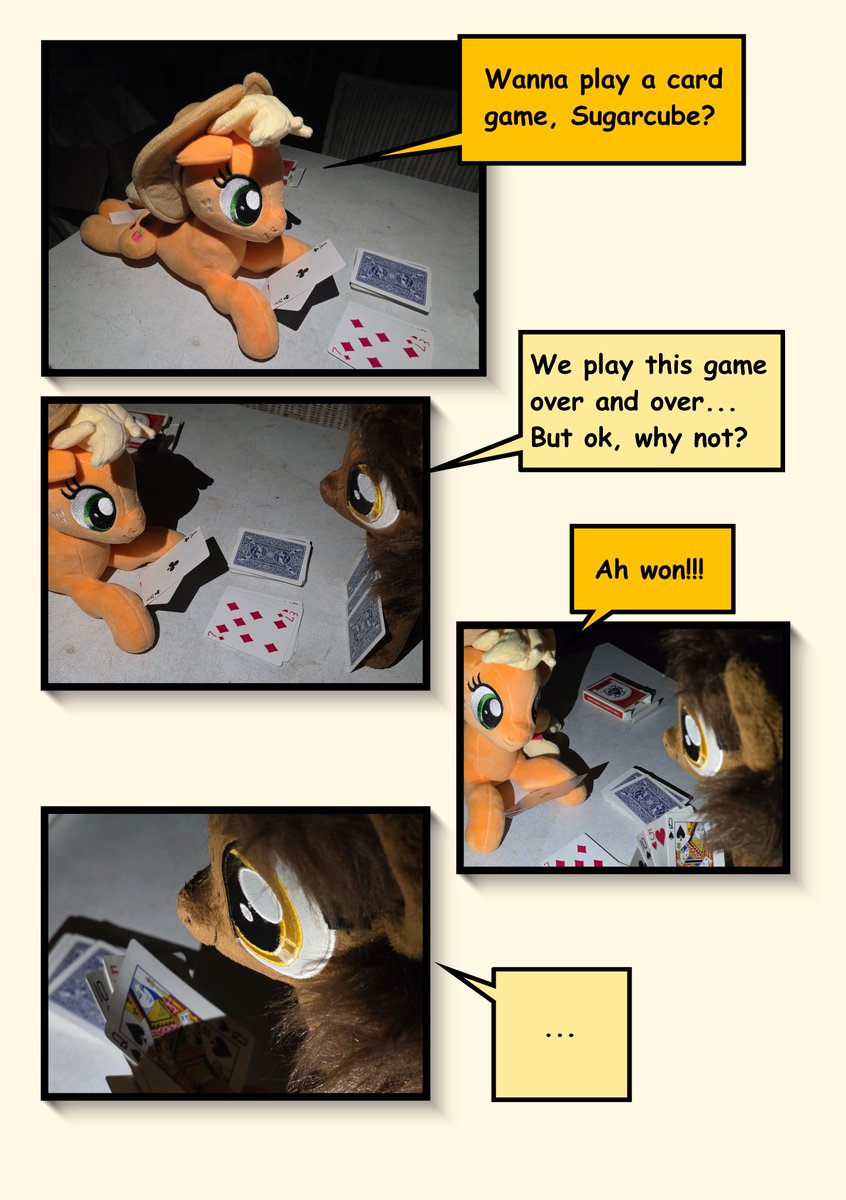 SunCelebration1's tweet photo. Moka's Bizarre Adventure - Page 2/22
It's always nice to play with your friends!
#SpringSunCelebration
#Photocomic
#mlp https://t.co/CbfeYrbxv3
