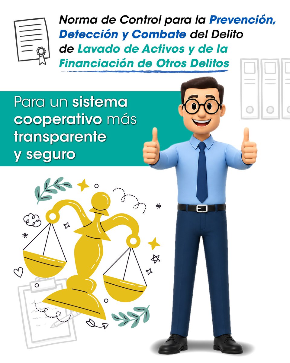SEPS_Ec's tweet photo. 🛡️ Conoce la Norma de Control para la Prevención, Detección y Combate del Delito de Lavado de Activos y de la Financiación de Otros Delitos.

Consulta la normativa y conoce las acciones que fortalecen la prevención y el combate de estos delitos en el sector.

🔗 https://t.co/htUNJLSpxq

#SEPSSupervisiónYControl