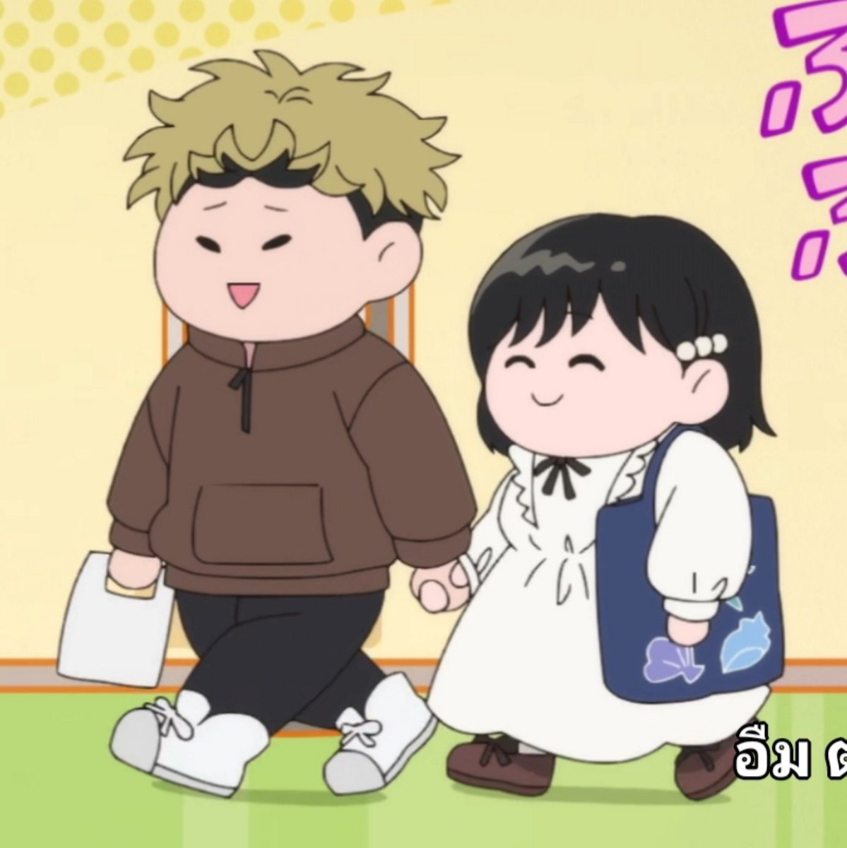 prxwbara's tweet photo. the chibi                                       the couple https://t.co/RNWlZDaMnA