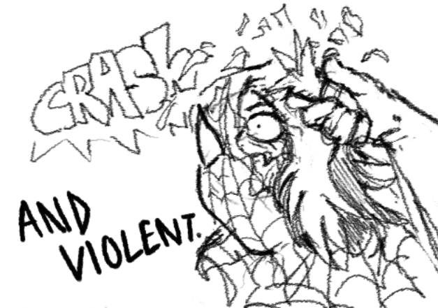 lAZUliLudicrous's tweet photo. "Low Point."

A Petra Parker comic.
TW for themes of transphobia and depictions of violence.

1/3 https://t.co/CVfeJ81yid