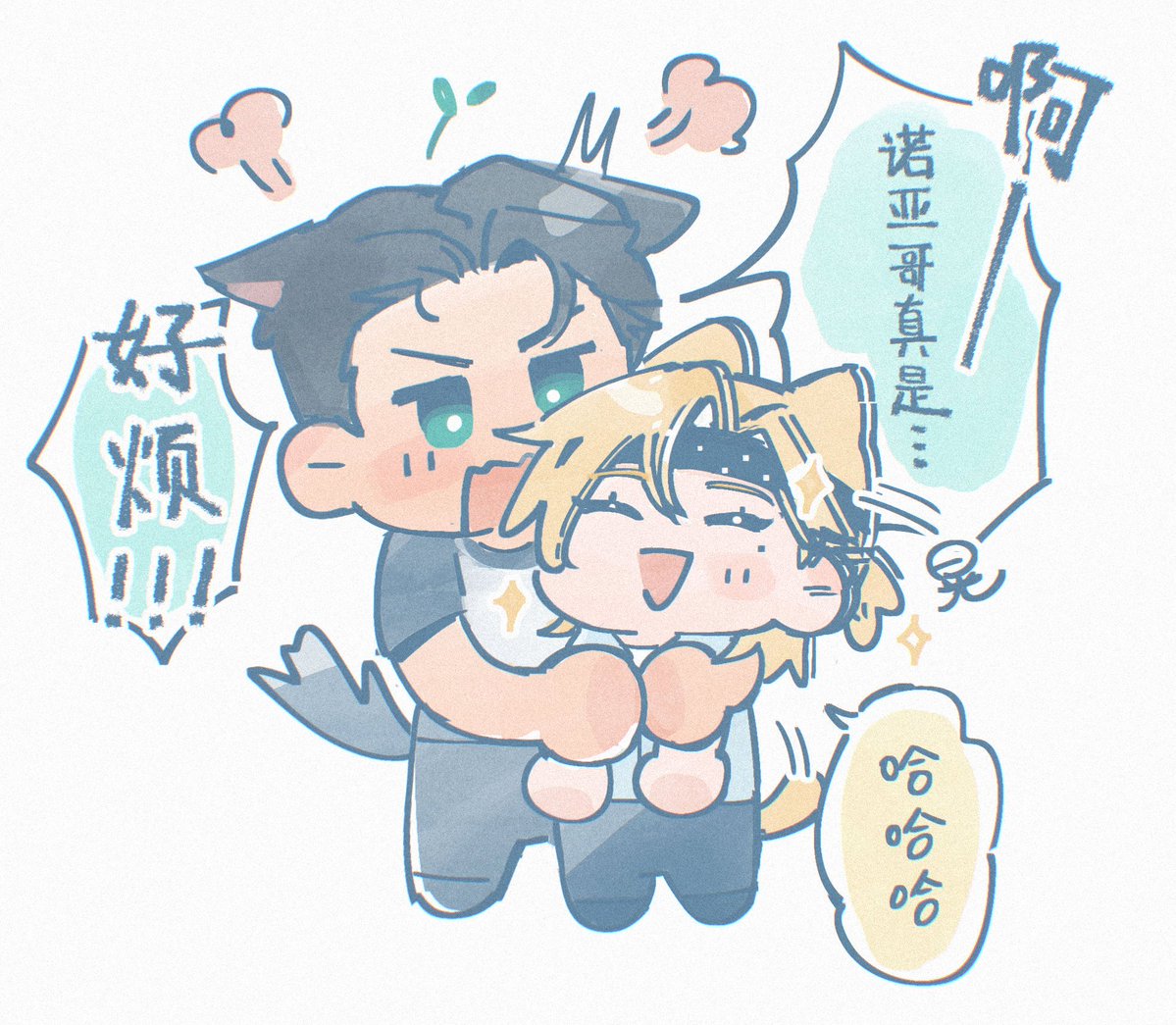 oo3nemui's tweet photo. 🐈‍⬛🐈
开心得睡去😌 https://t.co/YihYdeNeie