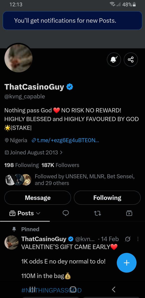 Adeshina34's tweet photo. @isthaths 9071793462. Opay
God bless 🙏 https://t.co/Mr31D5PfmJ
