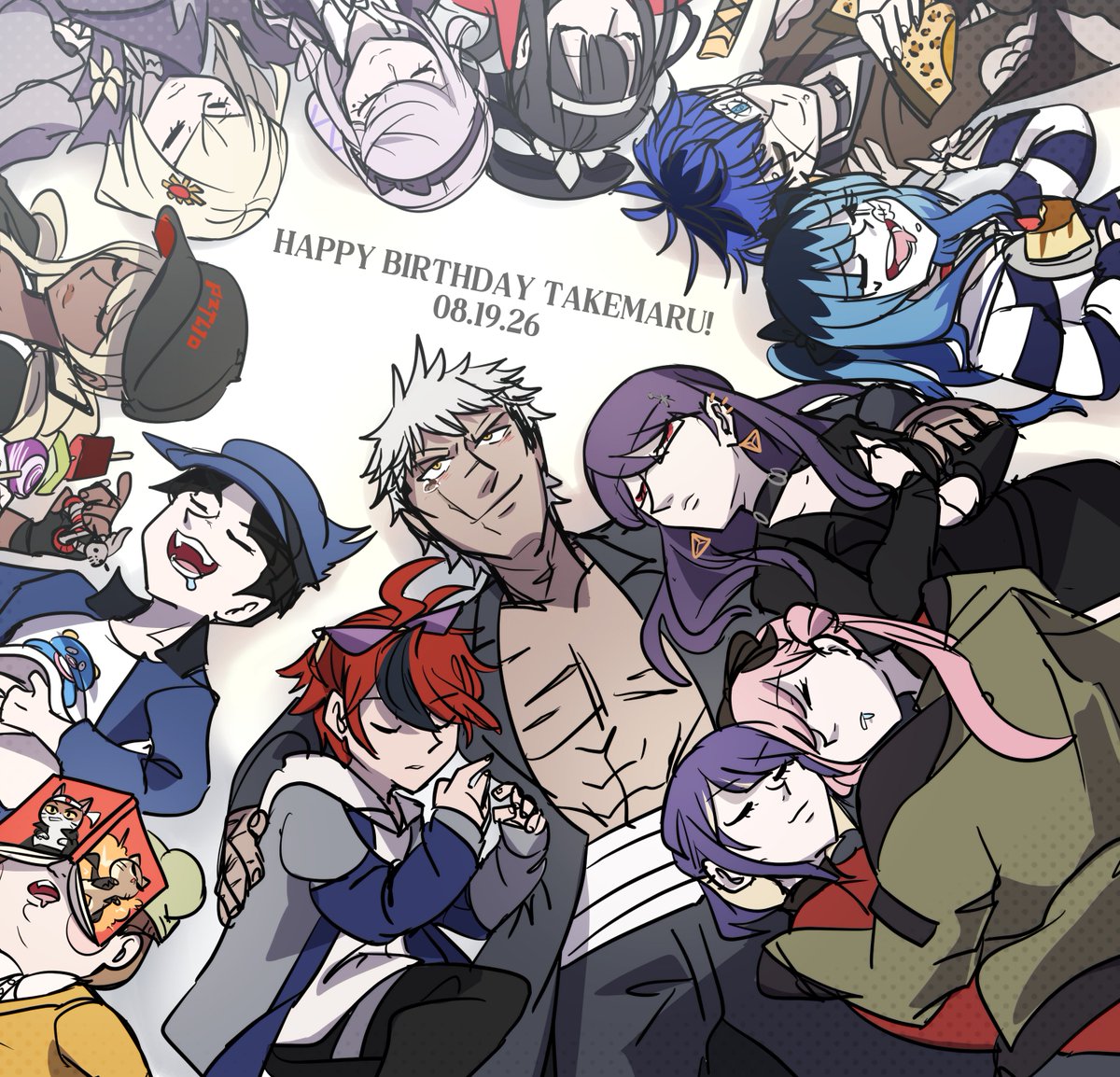 foryoupeko's tweet photo. #厄師寺猛丸誕生祭2026 #厄師寺猛丸生誕祭2026 #hndr_FA  
Happy Birthday Takemaru Yakushiji!
08.19.26 🍮🏍️ 🐯

"Mom would be relieved to see that I've got myself a friend like you" https://t.co/7DHIAGtjkV