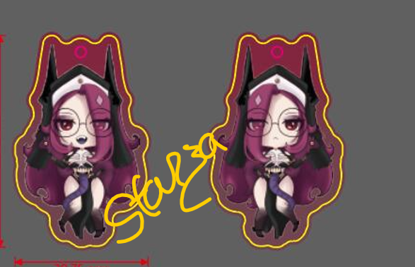 StarzaStore's tweet photo. Here a sneak Peak of how the keychain of Giwi will turn out. I love working with Translucent Colored acrylic. Still need to finish the lanyard that go with it. Trust the process ๐ค
#Giwiart #giwi #vtuber #fanart #keychain https://t.co/aE3xzFAUmR