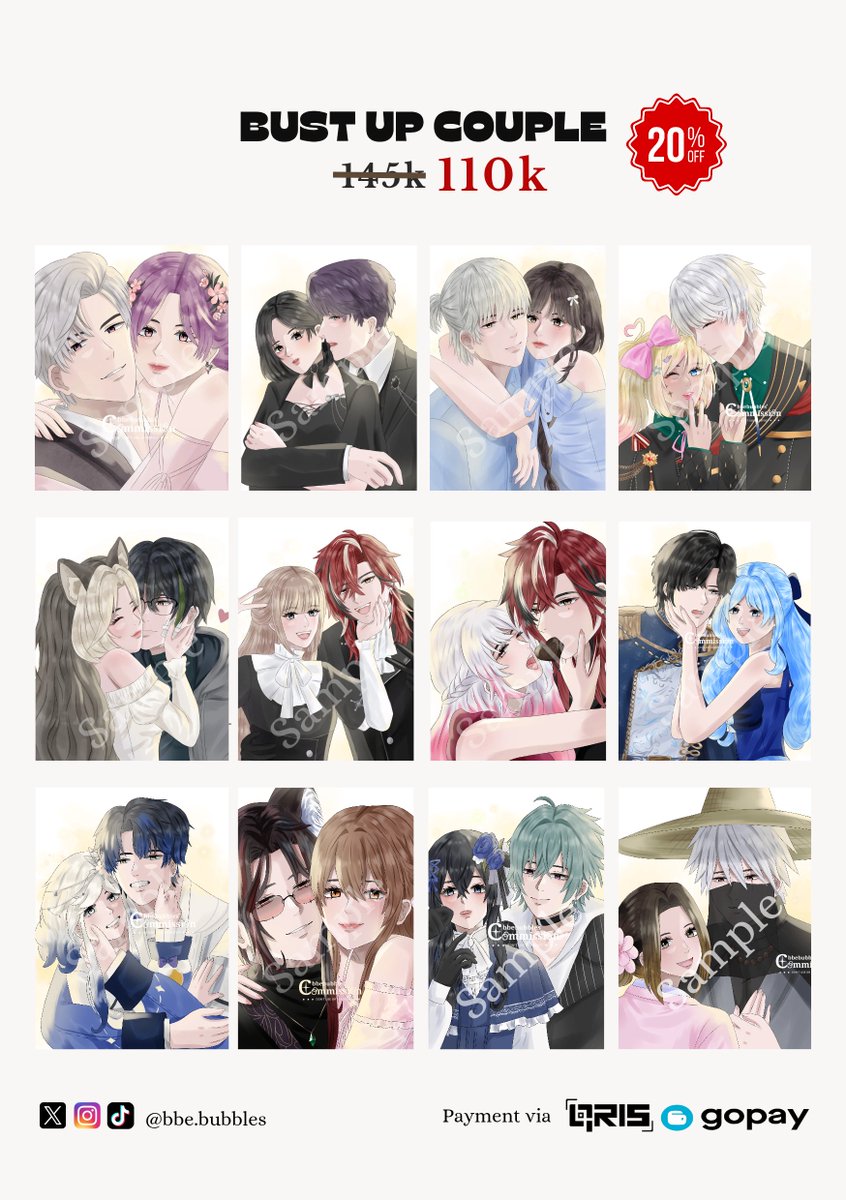 bbe_bubbles's tweet photo. Rt's &amp; likes are very appreciate ❣️

‼️ Disc20%‼️

Hello! I'm opening commissions local 🇮🇩 &amp; international🌍 !! with a 20% discount for only 5 slots

DM me if you interested or have any questions
Thank you so much 🌷💌

#commissions #artcommission #vgen #zonajajan #artidn https://t.co/DkwF0o59yf