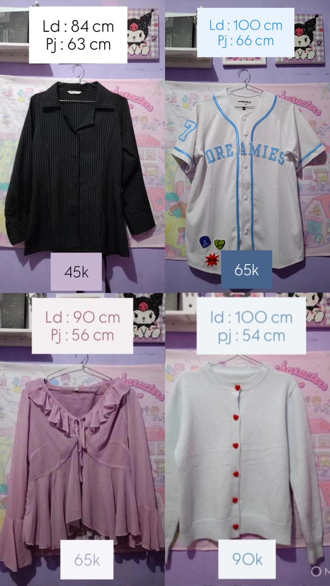 soorinb_'s tweet photo. [Update] edisi mengurangi koleksi, wts preloved pemakaian pribadi good condi. buat cek condi boleh langsung dm (mention after dm biar notifnya masuk)
https://t.co/jwVYXgC7mm
✅co 🍊
✅nego tipis
✅ take all harga lebih murah
✅keep event with DP
❌no hnr
🏠 Bandung https://t.co/6dVHgWhEw8