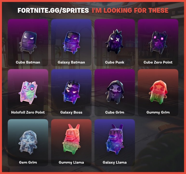 tortaslayer_'s tweet photo. #fortnite #trading #sprites https://t.co/hTvImRU4dI