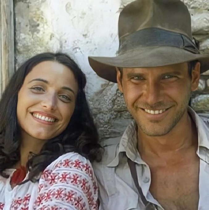 Gibboanxious's tweet photo. Marion &amp; Indy  

#IndianaJones https://t.co/8RaKXdKSrf