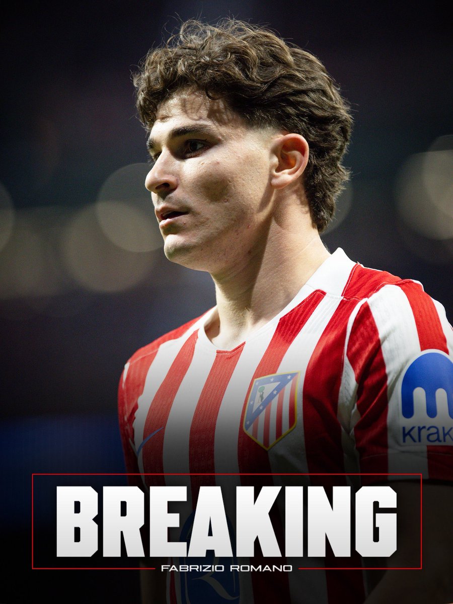 Bigshadydml's tweet photo. 🚨🔴⚪️ Diego Simeone also announces Julián Álvarez STAYS at Atlético Madrid pointing at club decision.

“If the club owner has expressed himself so firmly, there’s not much more to add. It’s like in court: there’s no longer any room for doubt”. https://t.co/a9GzRKM9uj