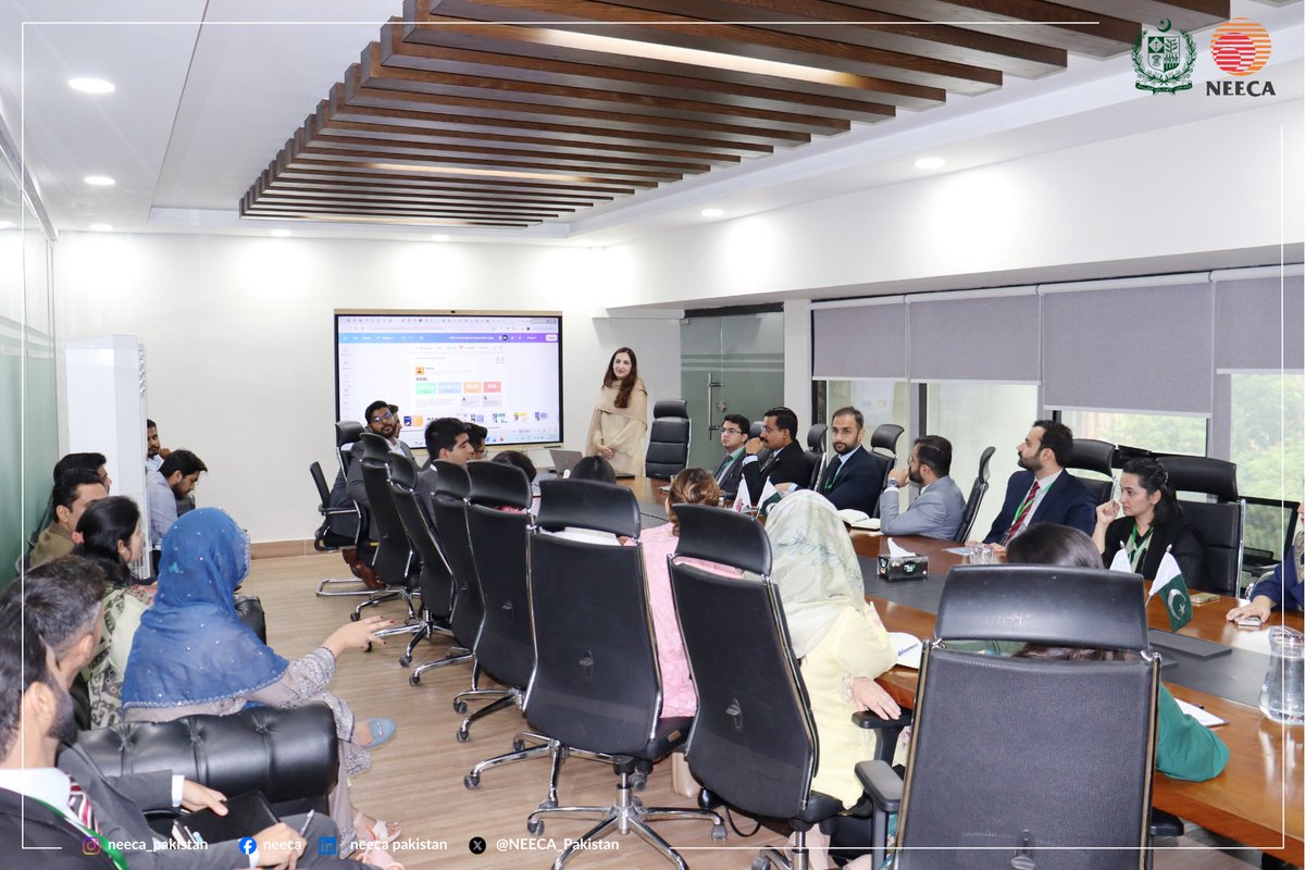 NEECA_Pakistan's tweet photo. @NEECA_Pakistan hosted probationary officers of the 54th Common Training Programme, Civil Services Academy, Lahore, during their Islamabad Study Tour.
The session highlighted NEECA’s mandate and key initiatives for a more energy-efficient Pakistan.
@CSAgovPK #NEECA #CSA https://t.co/hJeOII0C8w